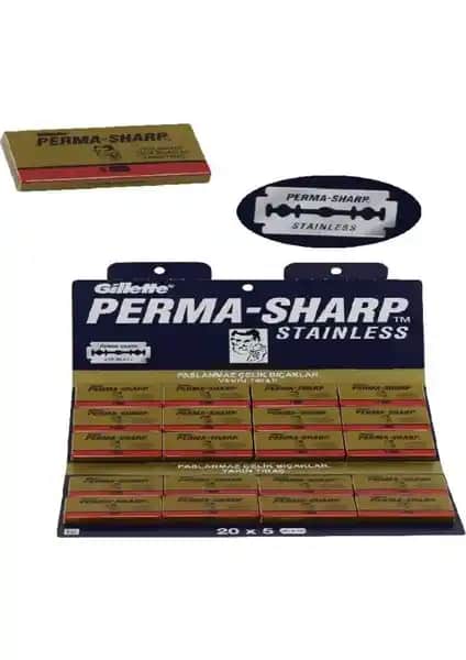 Gillette Kartela Permasharp 20X5Li: Keskin ve Dayanıklı Tıraş Jiletleri ile Konforlu Tıraş Deneyimi