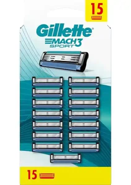 Gillette Mach 3 Sport Tıraş Bıçağı ve Yedek Paketi ile Konforlu ve Ekonomik Tıraş Deneyimi