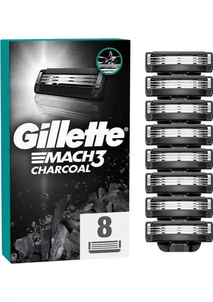 Gillette Mach3 Charcoal Yedek Tıraş Bıçağı - Güvenilirlik ve Konfor Sunan Ürünler
