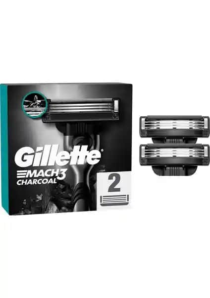Gillette Mach3 Charcoal Yedek Tıraş Bıçağı: Uzun Süre Dayanıklı ve Konforlu Tıraş Deneyimi
