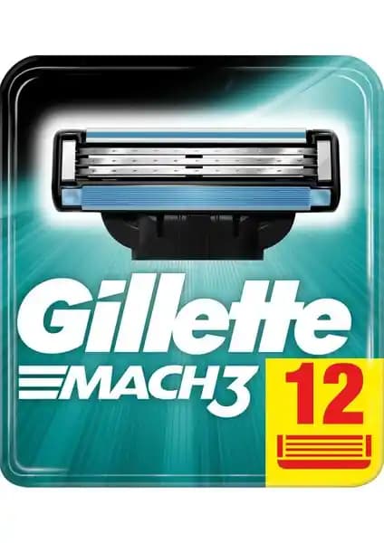 Gillette Mach3 Yedek Bıçaklar 12'li Paket ile Güvenilir ve Ekonomik Tıraş Deneyimi