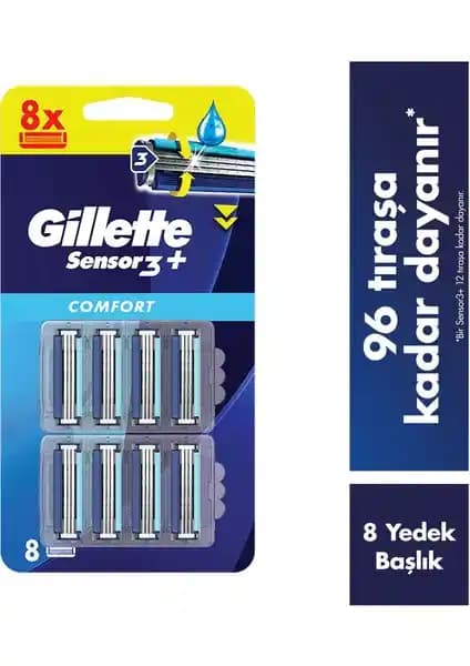 Gillette Sensor3 Yedek Tıraş Bıçağı: Yüksek Performans ve Konfor Sunan Erkek Bakım Ürünü
