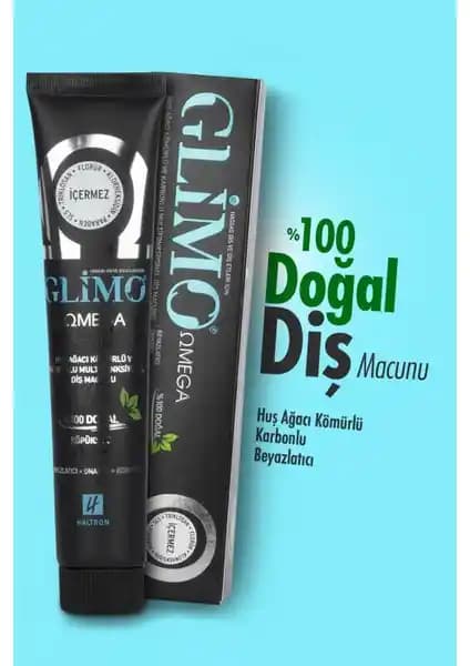 Glimo Omega %100 Doğal Beyazlatıcı Diş Macunu: Hassas ve Sağlıklı Ağız Bakımı İçin Güçlü Seçenek