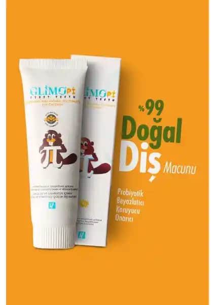 Glimo Pi Probiyotikli Doğal Çocuk Diş Macunu: Güvenli ve Etkili Diş Bakım Çözümü