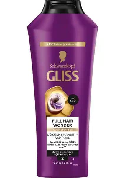 Gliss Full Hair Wonder Dökülme Karşıtı Şampuan ile Saç Sağlığınızı Destekleyin