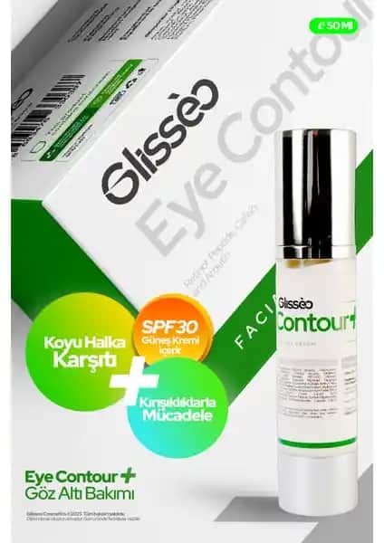 Glisseo Eyecontour %5 Peptid %1 Retinol Göz Kremi Göz Çevresi Yaşlanma ve Koyu Halkalara Karşı