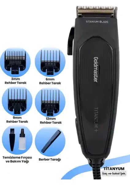 Goldmaster GM-8116 Titanyum Saç ve Sakal Kesme Makinesi Özellikleri ve Performansı