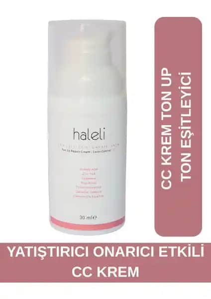 Haleli Ton Eşitleyici CC Krem: Doğal ve Eşit Bir Cilt İçin Yenilikçi Bakım Ürünü