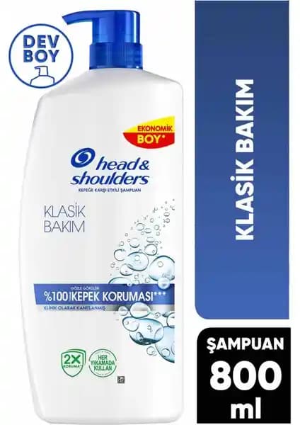Head&Shoulders Klasik Bakım Şampuanı Saç ve Saç Derisi Sağlığı İçin Güvenilir Çözüm