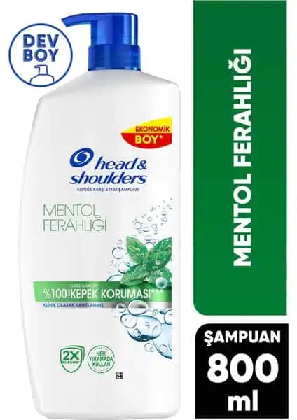 Head&Shoulders Mentol Ferahlığı Şampuan: Kepek ve Saç Derisi Sağlığı İçin Etkili Çözüm