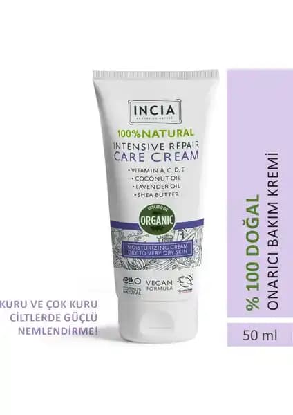 INCIA %100 Doğal Onarıcı Bakım Kremi: Doğanın Gücüyle Cilt Sağlığını Destekleyin