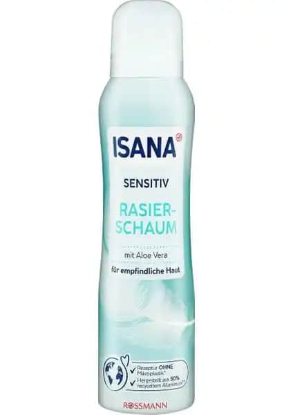Isana Hassas Cilt Aloe Vera İçerikli Tıraş Köpüğü Doğal ve Dermatolojik Onaylı Ürün