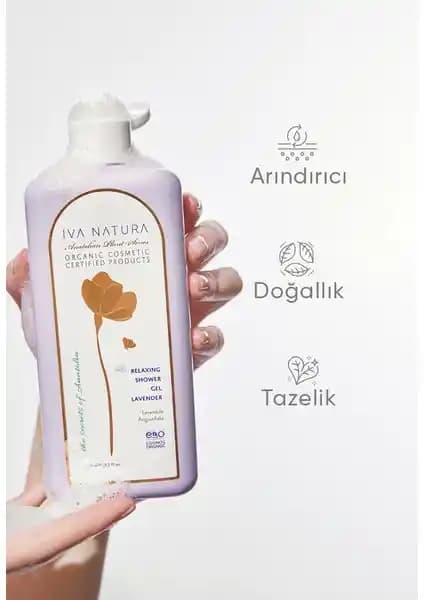 Iva Natura Lavanta Özlü Duş Jeli: Doğal ve Organik İçeriğiyle Cildinizi Rahatlatır