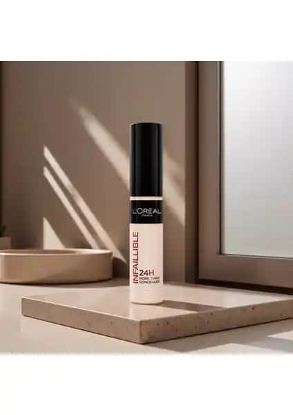 L'Oréal Paris Infaillible Tüm Yüze Uygulanabilir Kapatıcı – Uzun Süre Kalıcı ve Suya Dayanıklı