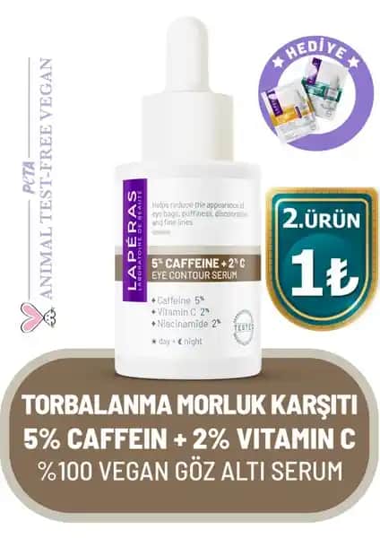 Laperas 5% Kafein ve 2% Vitamin C Göz Altı Serumu ile Göz Çevresi Bakımında Yeni Dönem