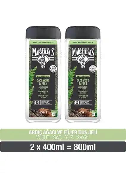 Le Petit Marseillais Ardıç Ağacı ve Füjer Duş Jeli: Doğal ve Ferahlatıcı Temizlik Deneyimi