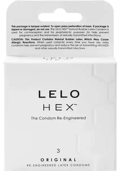 LELO Hex Box 3'lü Doğal Lateks Prezervatif Güvenlik ve Konfor Standartları