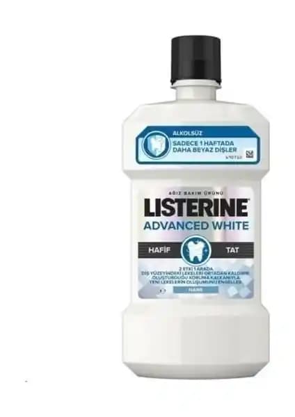 Listerine Advanced White Hafif Tat Ağız Bakım Suyu: Güçlü ve Güvenilir Beyazlatıcı Ağız Gargarası