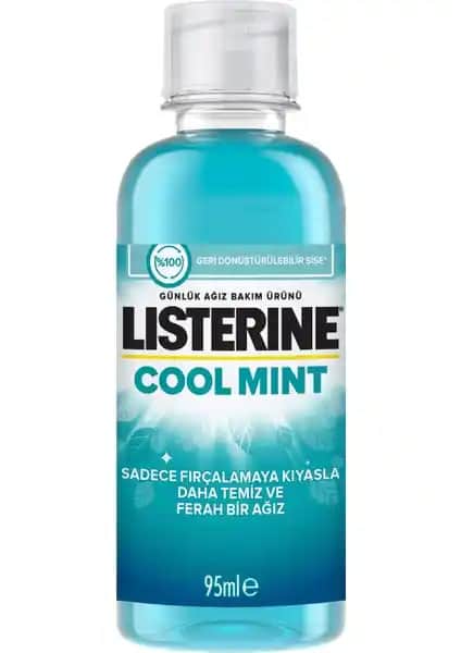 Listerine Cool Mint Nane Ağız Gargarası ile Günlük Ağız Bakımında Etkili Koruma ve Ferah Nefes