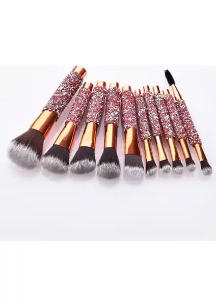 Lovely Bird Rose Çantalı Makyaj Fırça Seti: Yüksek Kaliteli ve Şık Tasarım