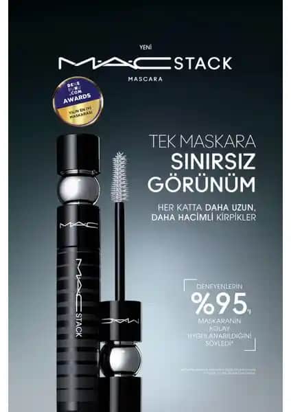M·A·C Macstack Maskara: Uzun ve Hacimli Kirpikler İçin Profesyonel Çözüm