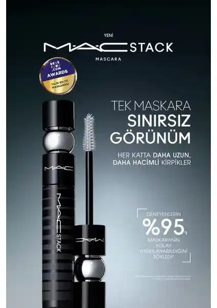 M·A·C Macstack Maskara: Uzun ve Hacimli Kirpikler İçin Profesyonel Çözüm