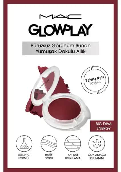 Mac Glow Play Allık - Big Dıva Energy ile Doğal ve Parlak Güzellik Deneyimi