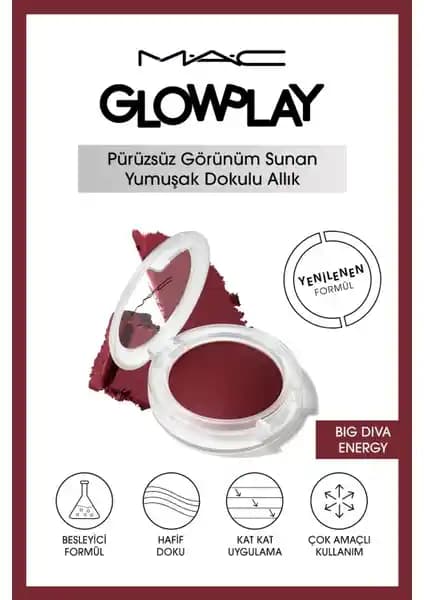 Mac Glow Play Allık - Big Dıva Energy ile Doğal ve Parlak Güzellik Deneyimi