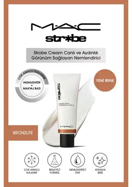 Mac Strobe Cream Aydınlatıcı Krem: Doğal Parlaklık ve Canlılık Sağlayan Çok Yönlü Ürün