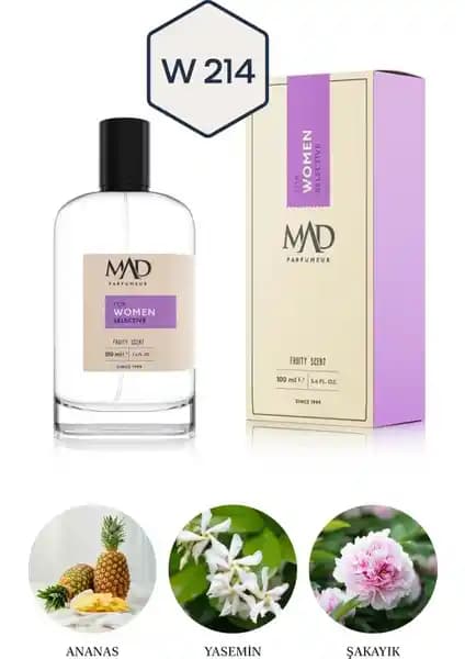Mad W214 Selective Kadın Parfümü: Meyveli ve Odunsu Notalarla Zarif Bir Seçenek