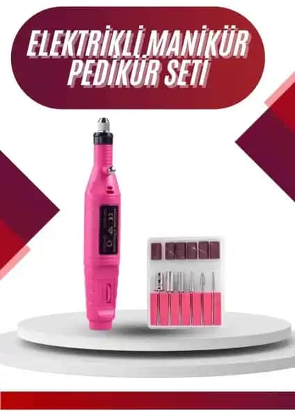 Makay Elektrikli Profesyonel Manikür ve Pedikür Seti ile Evde Salon Kalitesinde Tırnak Bakımı
