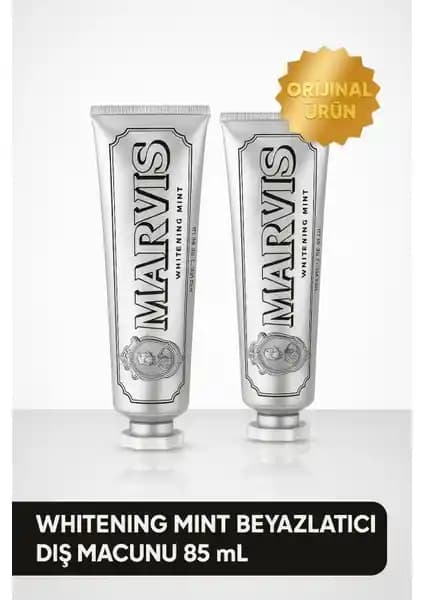 Marvis Whitening Mint Diş Macunu: Şık Tasarım ve Etkili Ağız Bakımı Çözümü