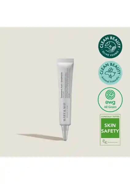 Mary & May Tranexamic Acid ve Glutatyon İçeren Göz Çevresi Kremi: Leke ve Renk Eşitsizliği Giderici Ürün