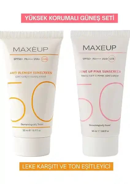 Maxeup Yüksek Koruma Sağlayan Leke Karşıtı ve Ton Eşitleyici Güneş Seti Ürün İncelemesi