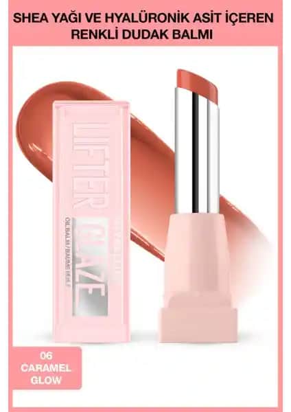 Maybelline New York Lifter Glaze Shea Yağı ve Hyalüronik Asit İçeren Renkli Dudak Balmı - Doğal ve Parlak Dudaklar İçin Güçlü Formül