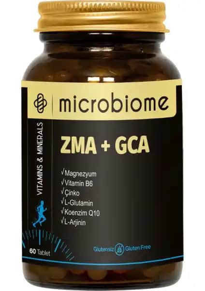 Microbiome ZMA GCA Takviyesi ile Kas Gelişimi ve Performans Artışı Sağlayın