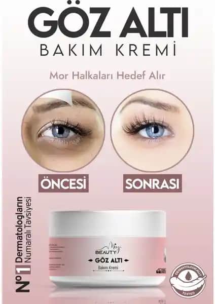 Miya Beauty Göz Altı Torbası: Nemlendirici ve İnce Çizgi Karşıtı Etkili Bakım Kremi