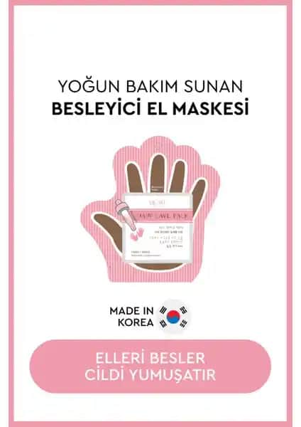 MjCare Eldiven Tipi El Maskesi: Doğal İçeriklerle Yoğun Bakım ve Yenilenme Sağlar