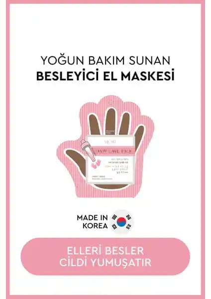 MjCare Eldiven Tipi El Maskesi: Doğal İçeriklerle Yoğun Bakım ve Yenilenme Sağlar
