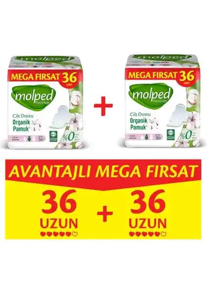 Molped Pure&Soft Uzun Avantajlı Ped Paketi: Konfor ve Güven Sağlayan Hijyen Ürünü