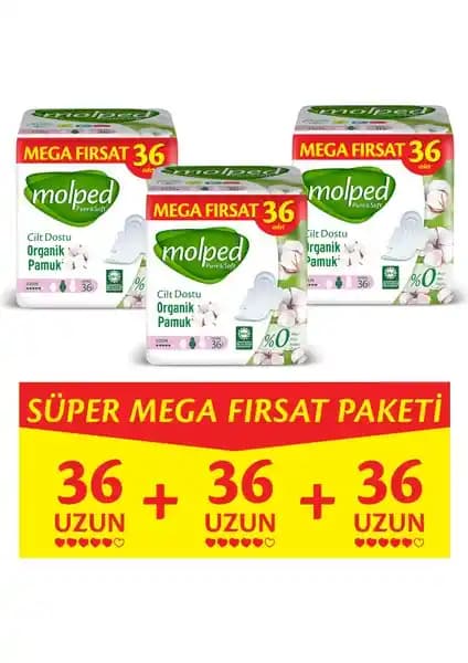 Molped Pure&Soft Uzun Süper Mega Ped: Doğallık ve Konfor Sunan Hijyenik Ped Özellikleri