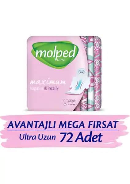Molped Ultra Hijyenik Ped Uzun Avantajlı Mega Paket Günlük Konfor ve Güvenlik İçin