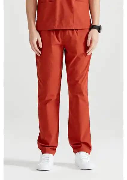 Mooda Medikal Dr Greys Cerrahi Takımı Kiremit Renkli İnce Kumaş ve Modern Tasarım