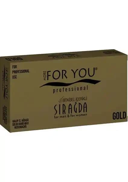 More For You Bitkisel Kalıp Sir Ağda Gold ile Doğal ve Güvenli Epilasyon Deneyimi