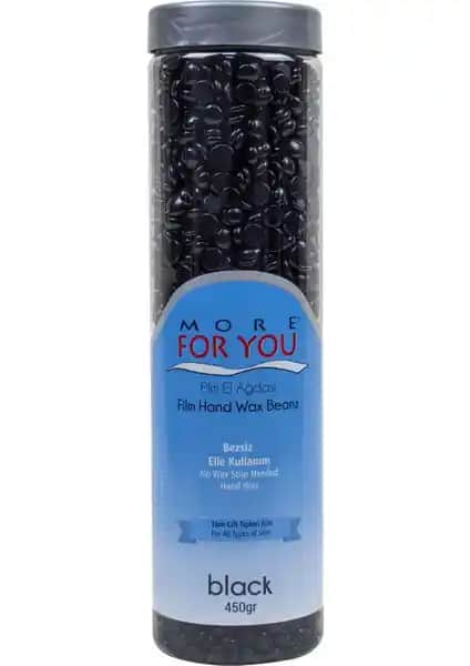 More For You Film Sir El Ağdası Boncuk Granül Siyah 450 gr Dekorasyon ve Takı Tasarımı İçin Uygun