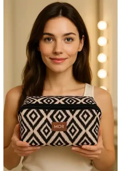 Morport Sıvı Geçirmez Çok Amaçlı Makyaj Çantası Günlük ve Seyahat Kullanımı İçin