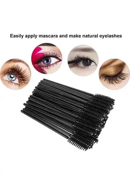 Mujgan 50'li Kaş ve Kirpik Tarama Fırçası: Çok Yönlü ve Dayanıklı Makyaj Aksesuarı