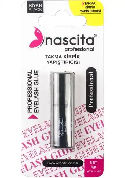Nascita Siyah Kirpik Yapıştırıcısı Günlük ve Profesyonel Makyajda Güvenilir Kullanım