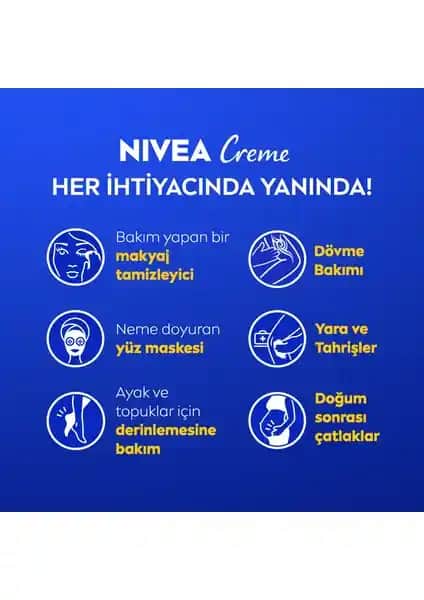 Nivea Creme 30ml Yoğun Nemlendirme ve Koruma Sağlayan Güvenilir Cilt Bakım Kremi