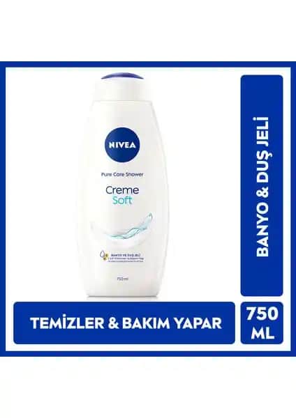 Nivea Creme Soft Kremsi Dokunuş Banyo ve Duş Jeli: Nemlendirme ve Temizlikte Yeni Dönem